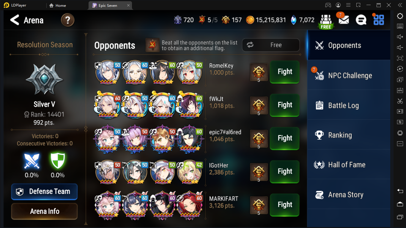 Arena is not fun for me as a new player and some PvE aspect