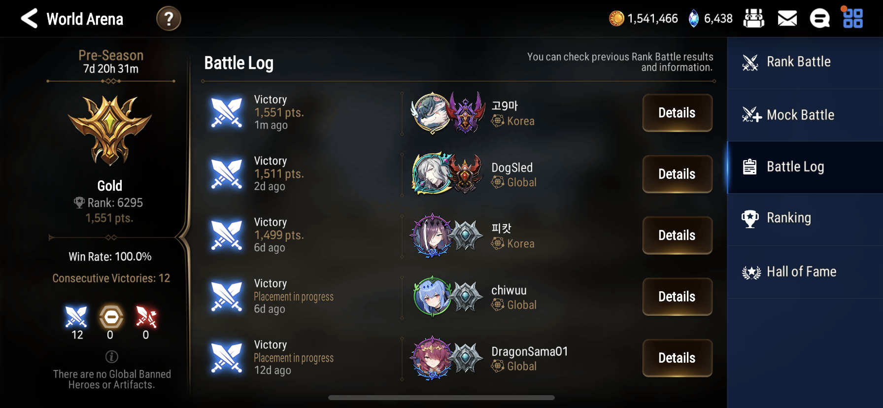 RTA hidden elo vs actual rank