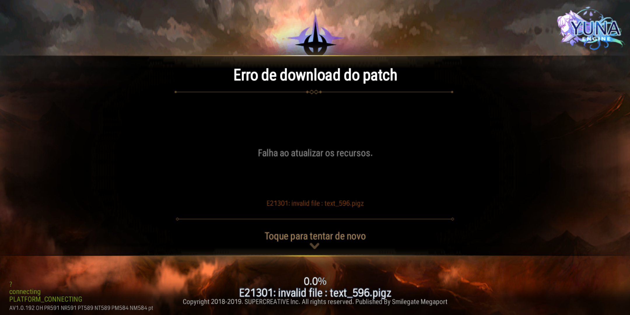 I can't download the patch