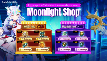 Awaken Update Celebration Moonlight Shop Event