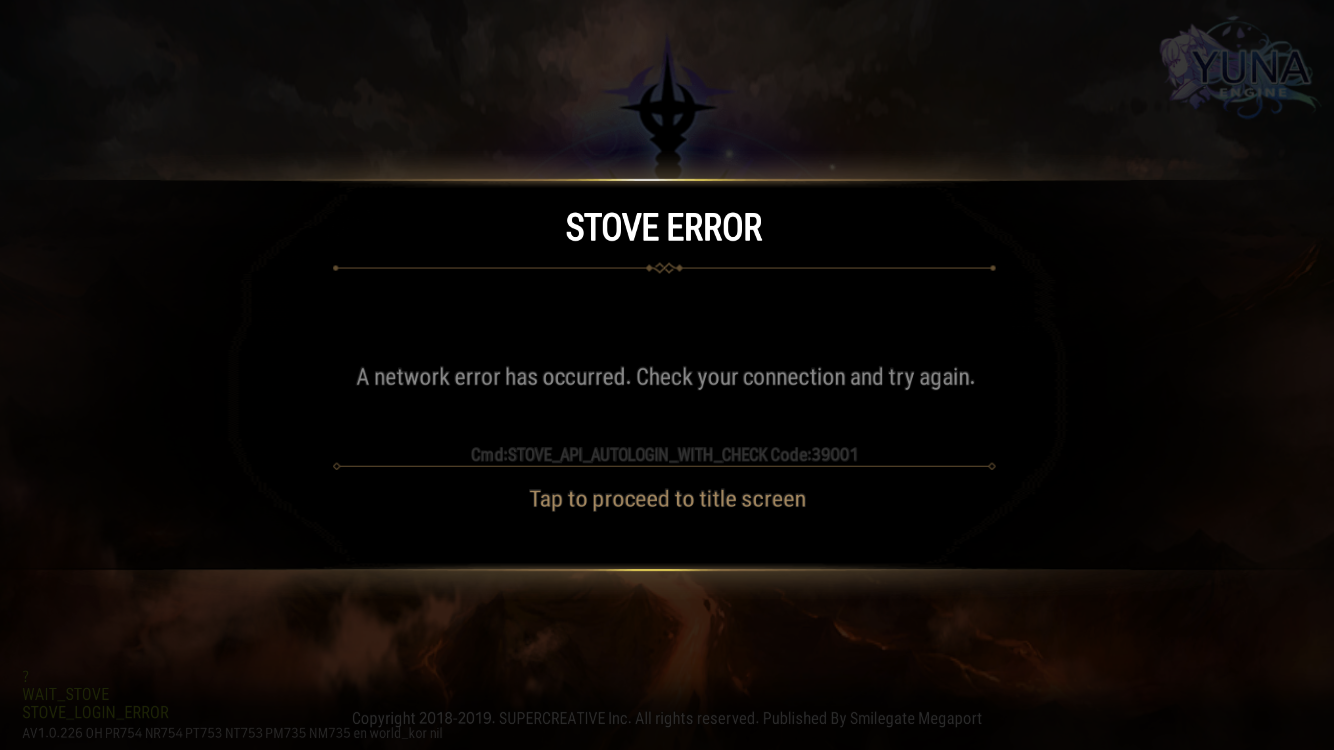 Can't login